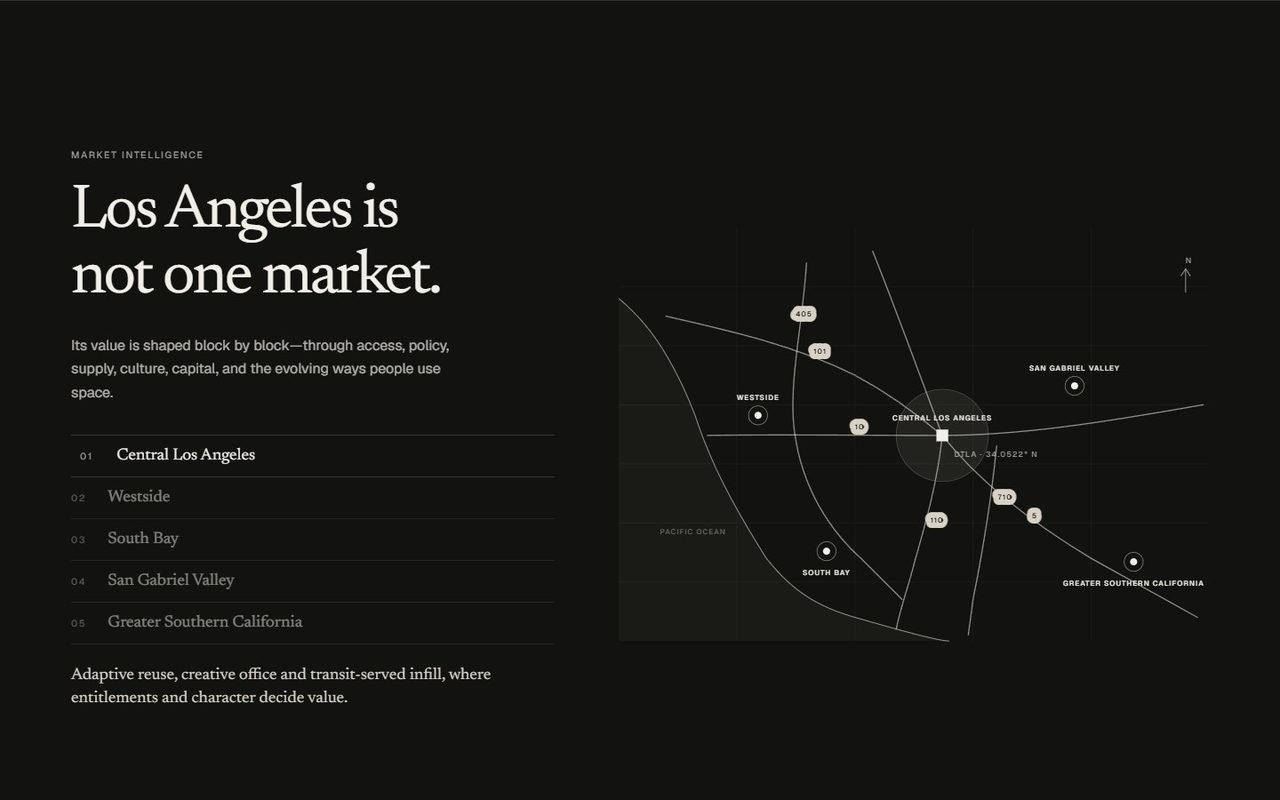 MERIDIAN / WEST: The submarket map of Los Angeles