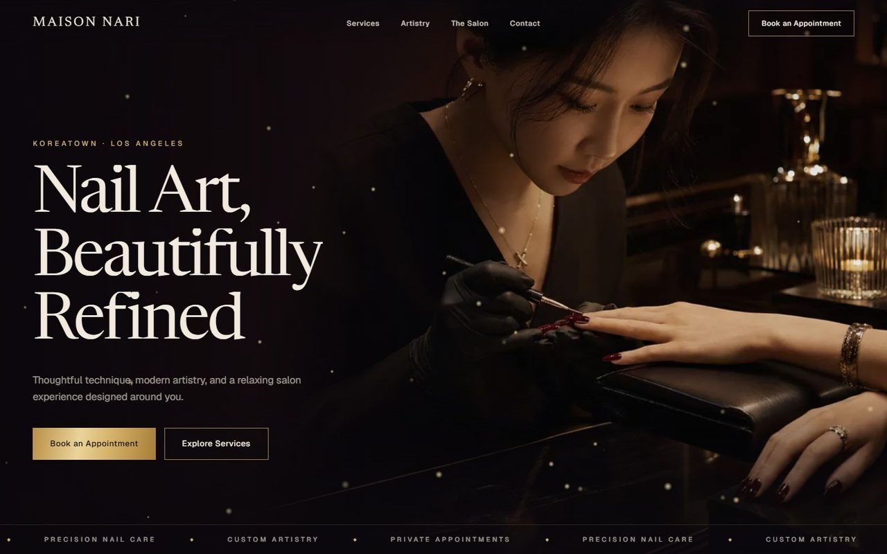 Maison Nari: The hero by candlelight